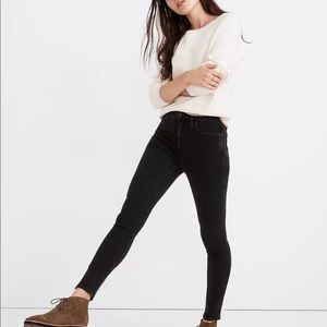Madewell 10” high rise skinny jeans